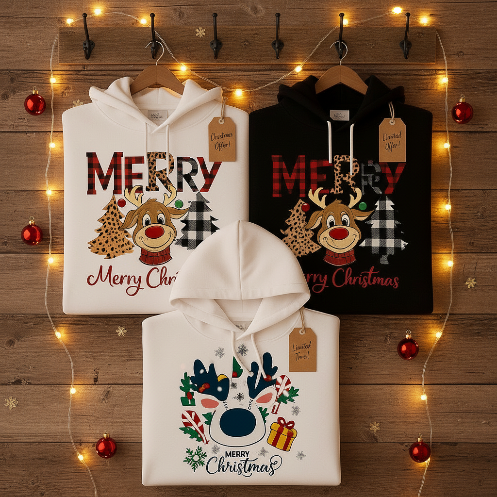Hoodies Espíritu Navideño
