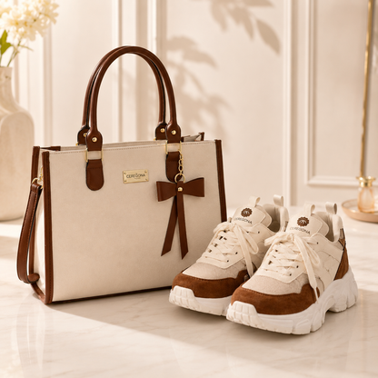 SET TENIS+BOLSO COQUETTE