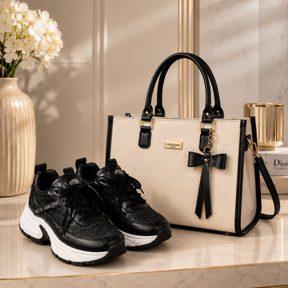 SET TENIS+BOLSO COQUETTE