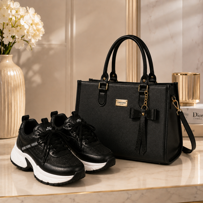SET TENIS+BOLSO COQUETTE