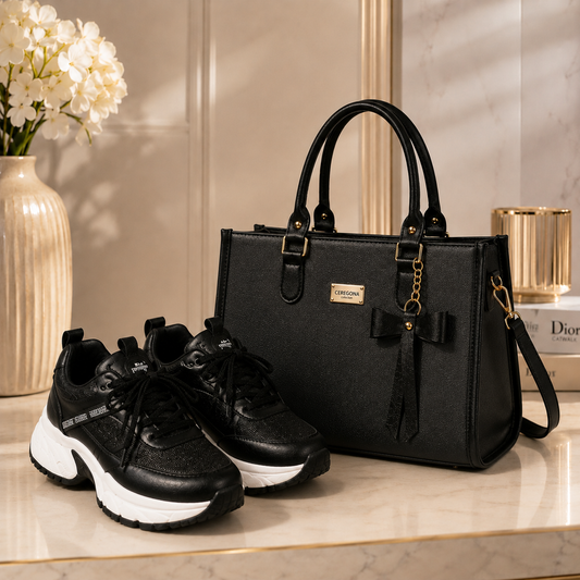 SET TENIS+BOLSO COQUETTE